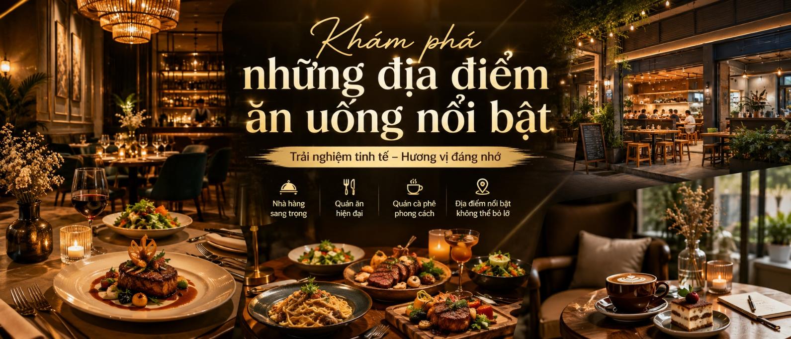 Khám phá địa điểm ăn uống nổi bật